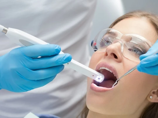 Intra-oral camera at Origin Dental Implant Studio