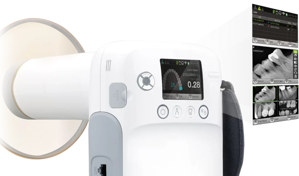 Portable x-ray technology at Origin Dental Implant Studio